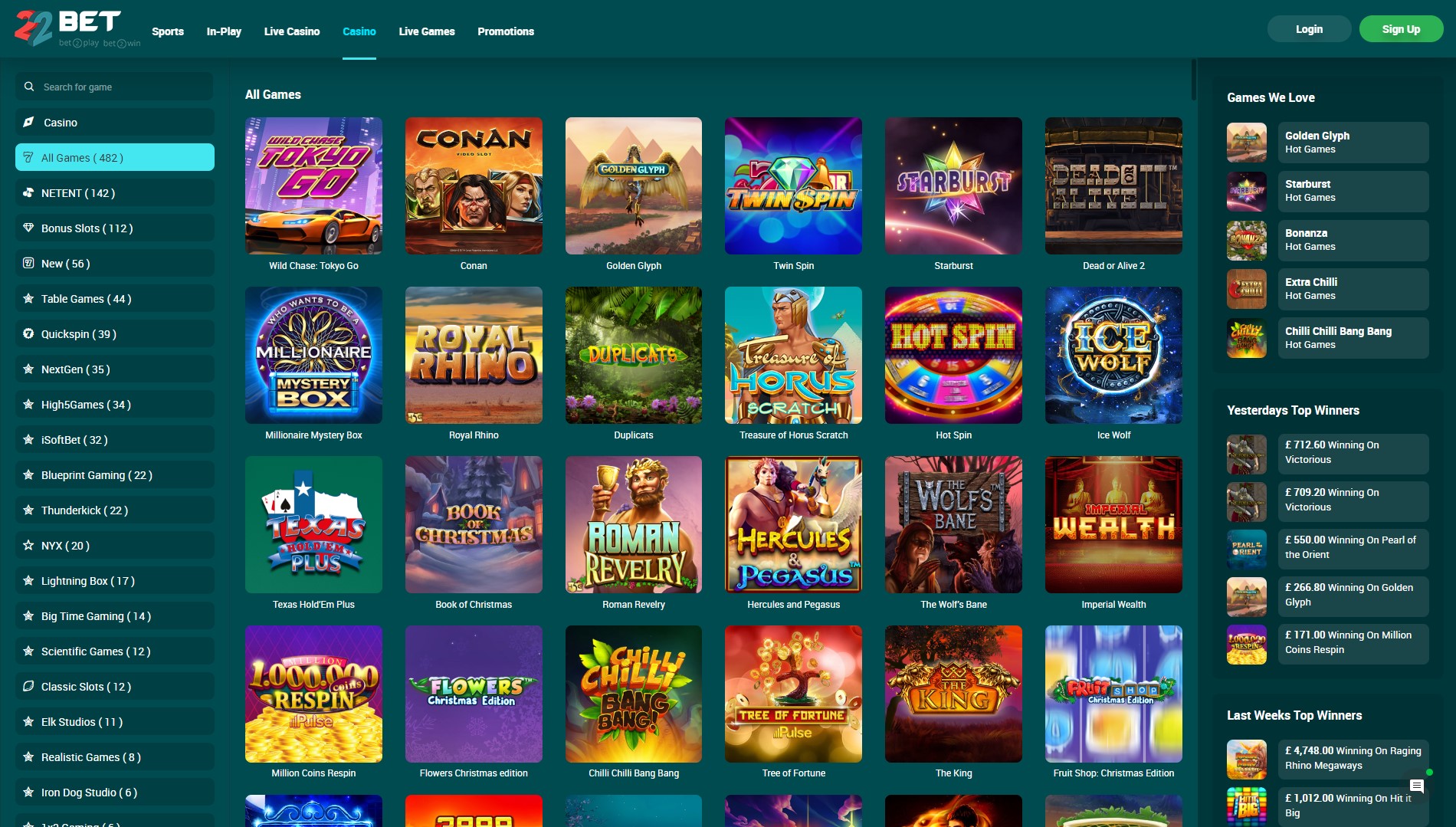 22Bet online casino reviews and slots 